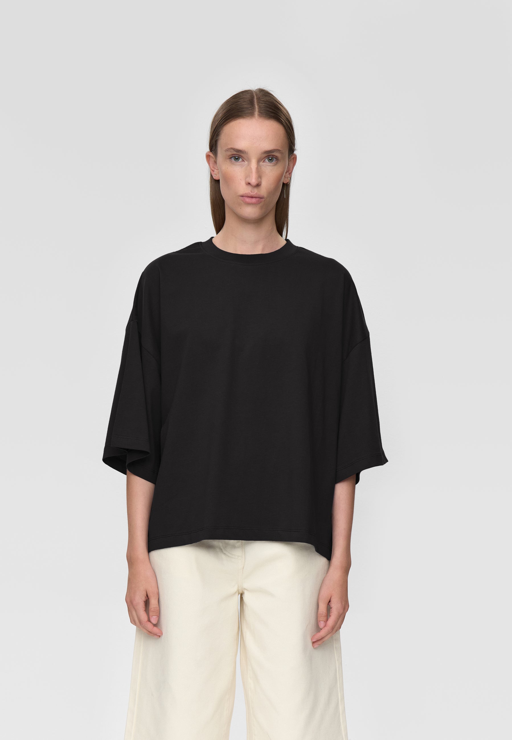 minimum female Mira t-shirt G029 GOTS Short Sleeved T-shirt 999 Black