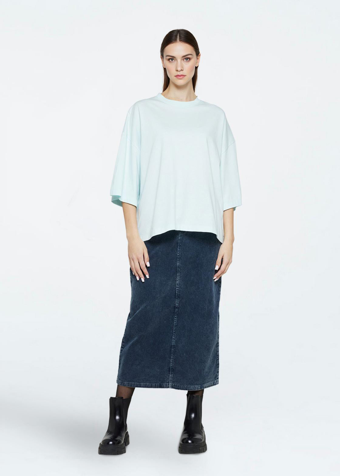 minimum female Mira t-shirt G029 GOTS Short Sleeved T-shirt 5302 Cooling Oasis