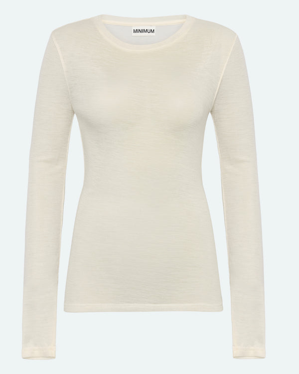 minimum female Natashas long sleeved t-shirt 3736 Jumper 0608 Coco Milk