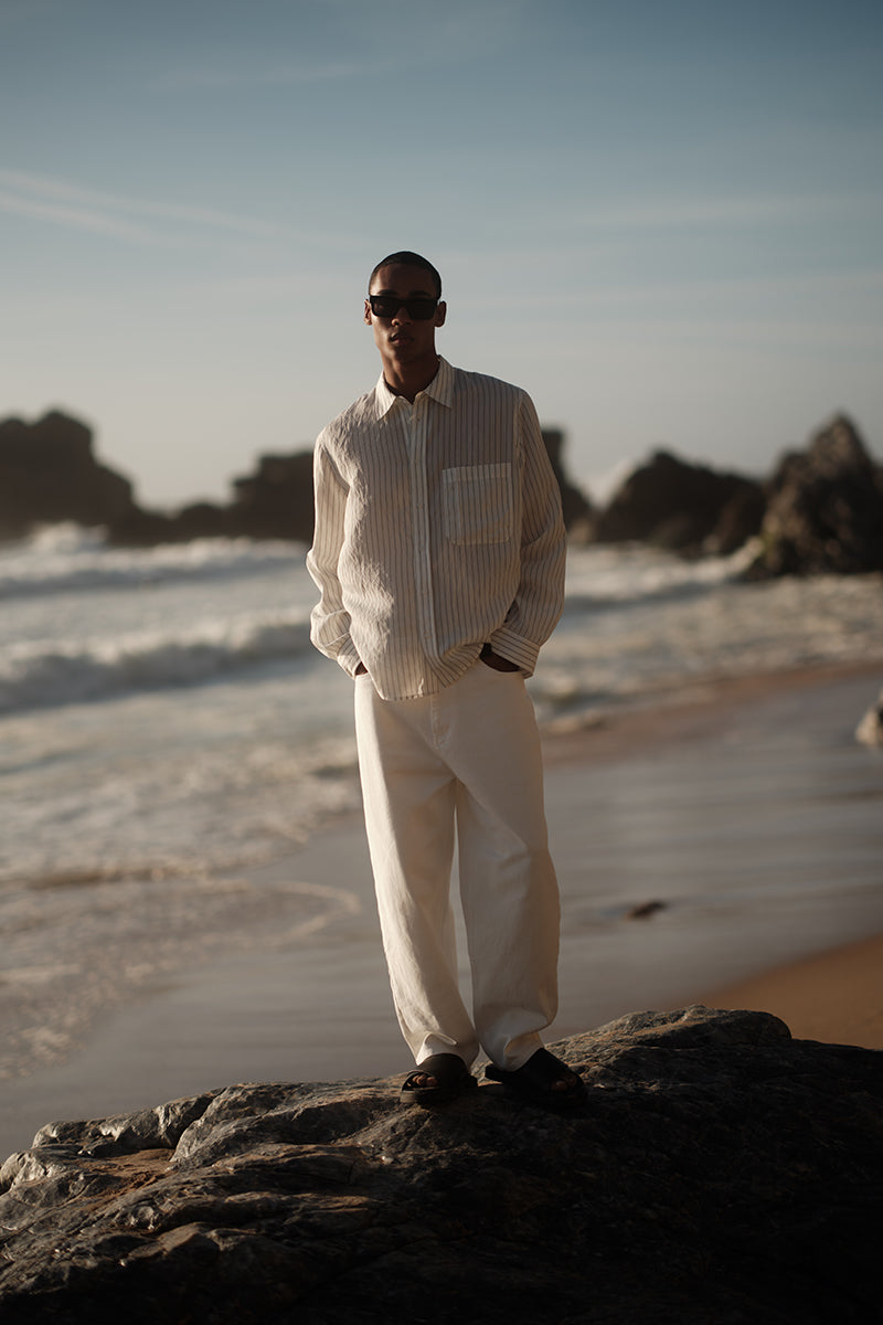 minimum male Pedro long sleeved rlx shirt 4173 Long Sleeved Shirt 000 White