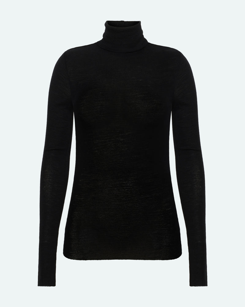 minimum female Pernilles 3736 Turtleneck Turtleneck 999 Black