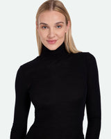 minimum female Pernilles long sleeved turtleneck 3736 Turtleneck 999 Black