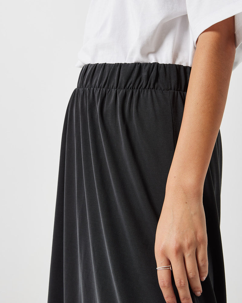 minimum female Regisse 2.0 0281 Skirt Midi Skirt 999 Black