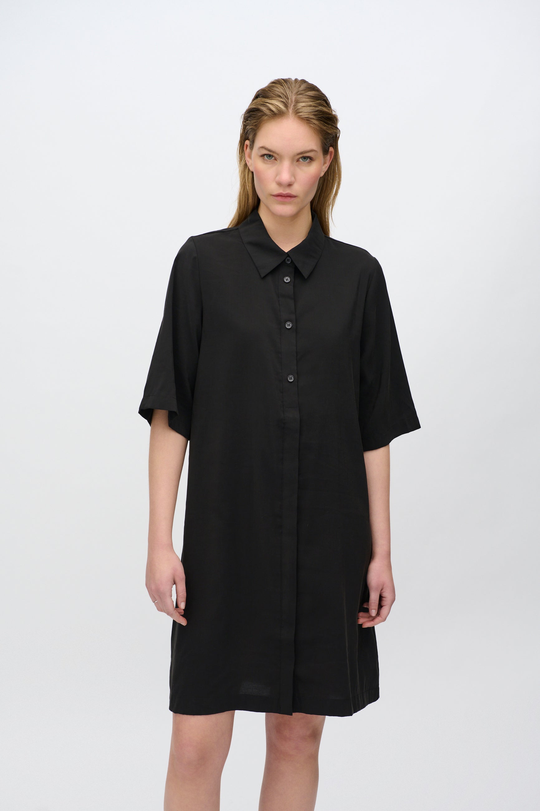 minimum female Rey shirt dress 3780 Short Dress 999 Black