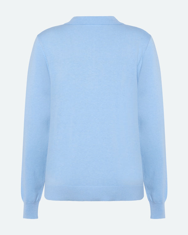 minimum female Riley polo jumper 4153 Jumper 605 Light Blue