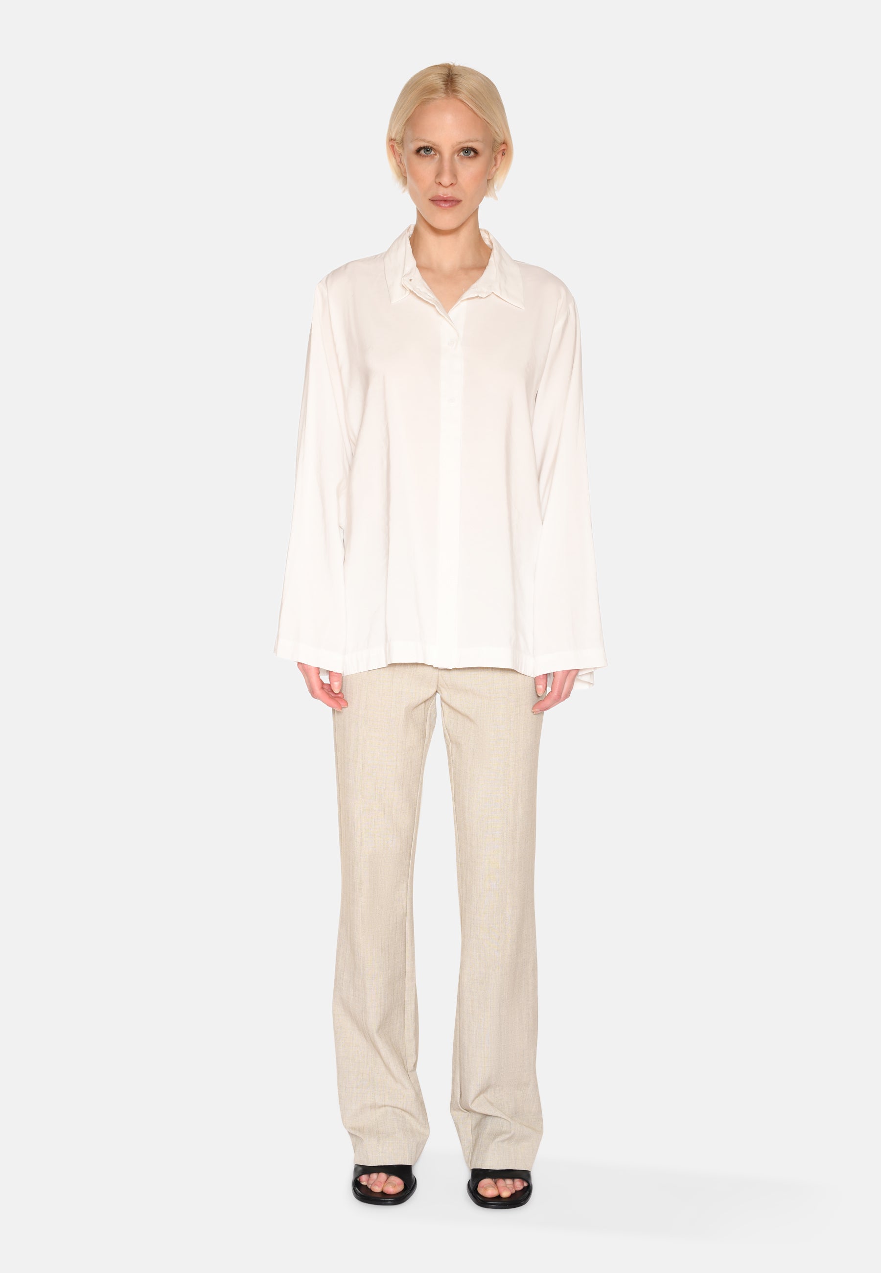 minimum female River long sleeved shirt 3780 Long Sleeved Shirt 0608 Coco Milk