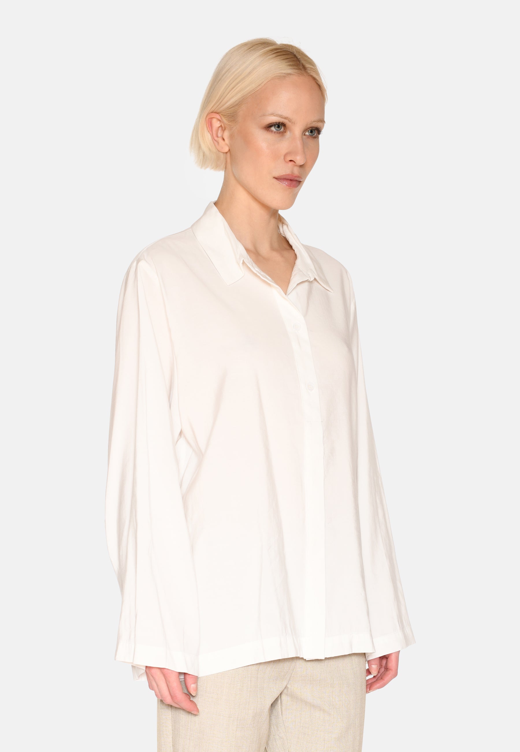 minimum female River long sleeved shirt 3780 Long Sleeved Shirt 0608 Coco Milk