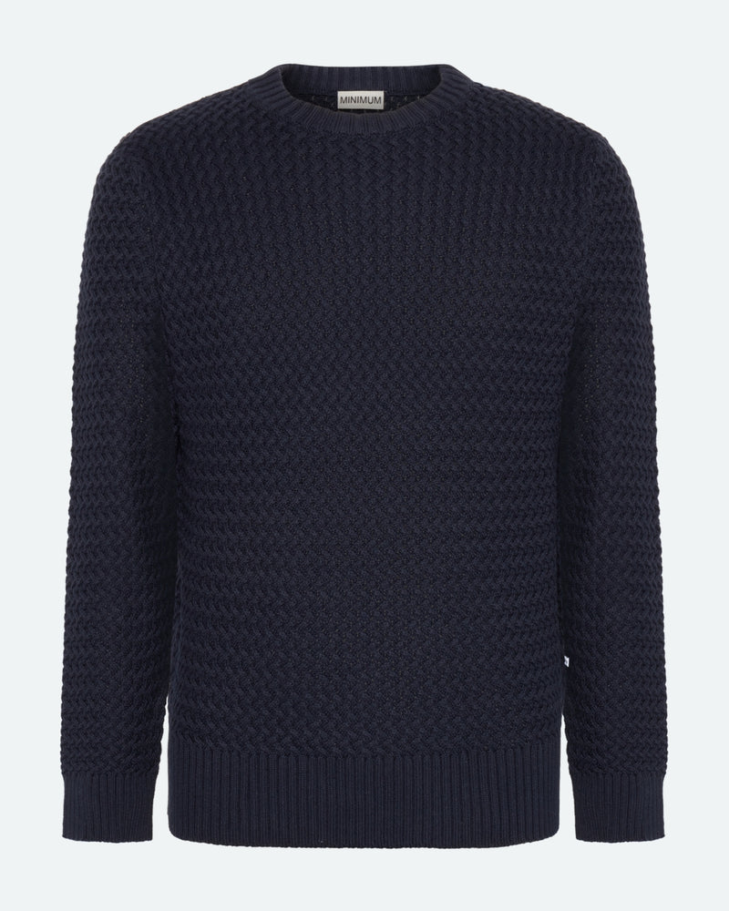 minimum male Roland knitted jumper 4123 Jumper 3922 Sky Captain