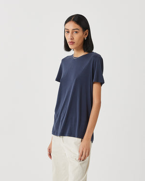 minimum female Rynah t-shirt 2.0 0281 Short Sleeved T-shirt 687 Navy Blazer