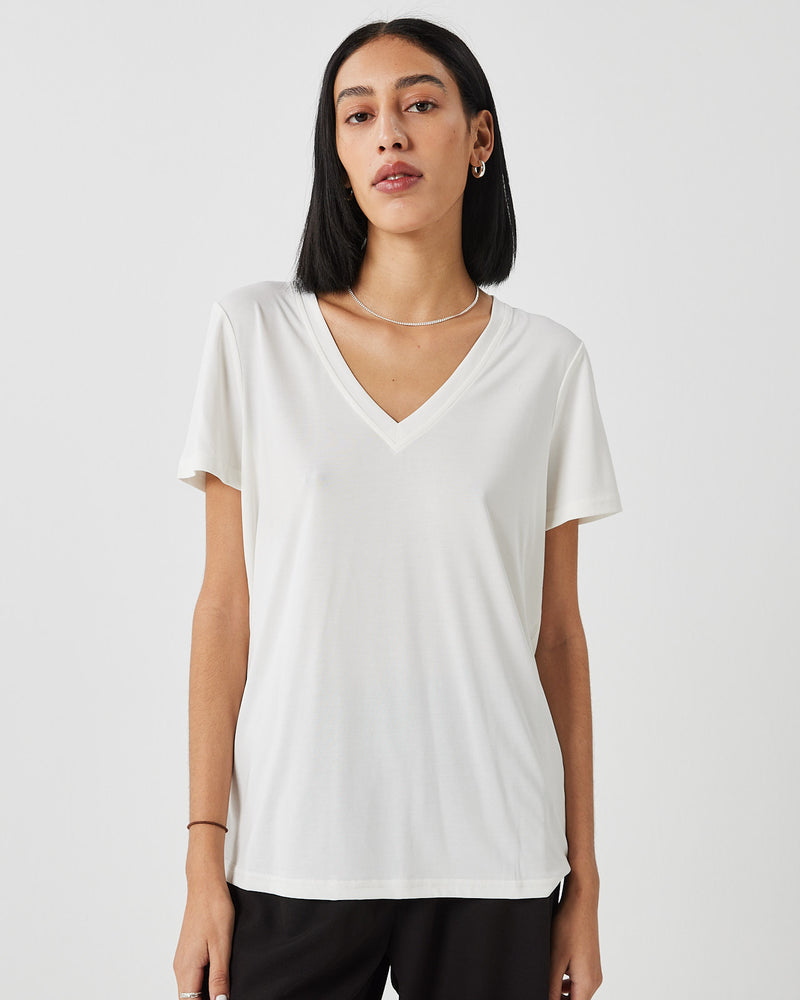 minimum female Rynih 0281 Short Sleeved T-shirt 009 Snow White