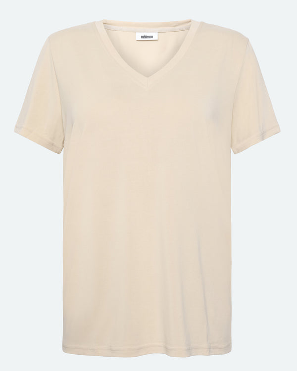 minimum female Rynih 0281 T-shirt Short Sleeved T-shirt 1105 Brown Rice