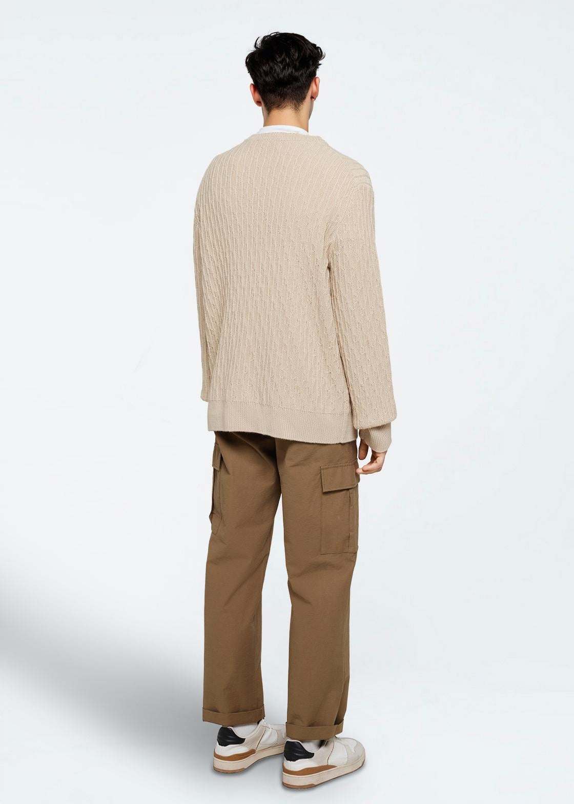 minimum male Saigon knit sweater 3914 Jumper 5202 Turtledove
