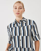 minimum female Seliana 9902 Short Sleeved Shirt 4038 Delft