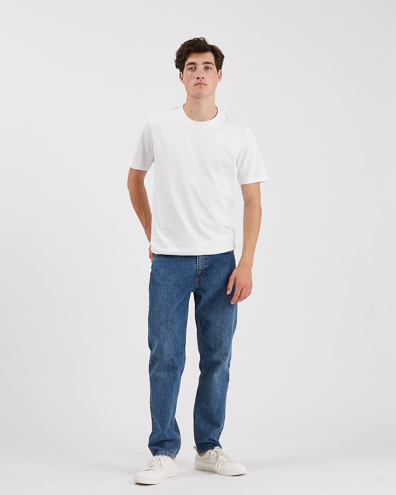 minimum male Sims short sleeved t-shirt G030 GOTS Short Sleeved T-shirt 000 White