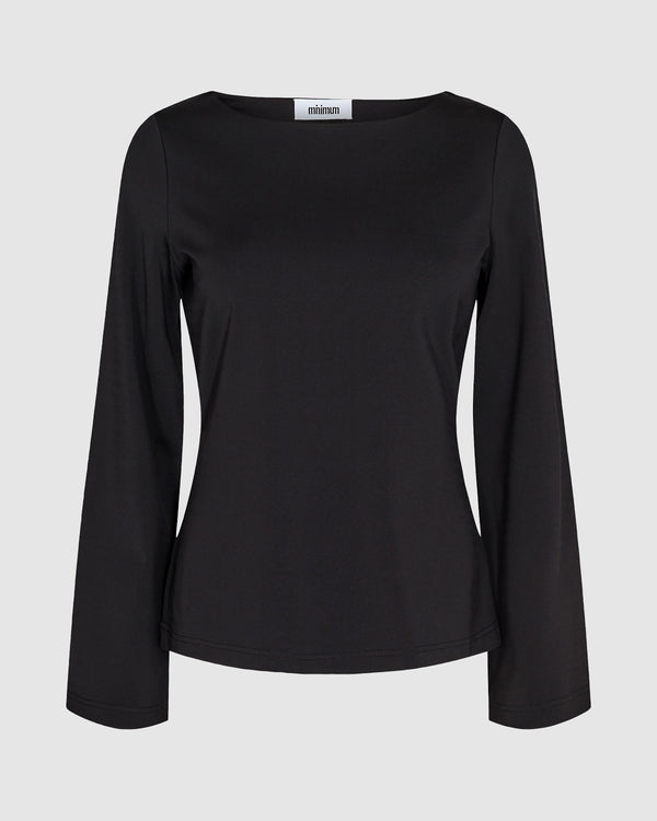 minimum female Tirene 9921 Long Sleeved Blouse 999 Black
