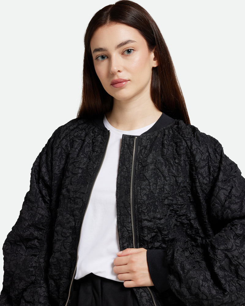 minimum female Willow 3936 Bomber Jacket 999 Black